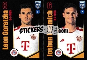 Sticker Leon Goretzka / Joshua Kimmich - FIFA 365 2024
 n. 238 - Panini