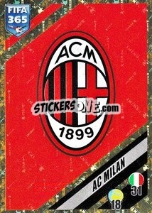 Figurina Logo - Milan