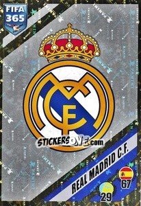Figurina Logo - Real madrid - FIFA 365 2024
 - Panini