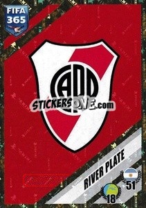 Sticker Logo - River Plate - FIFA 365 2024
 n. 13 - Panini