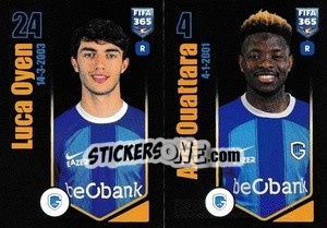 Sticker Luca Oyen / Aziz Ouattara - FIFA 365 2024
 n. 30 - Panini