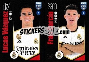 Sticker Lucas Vázquez / Fran García - FIFA 365 2024
 - Panini