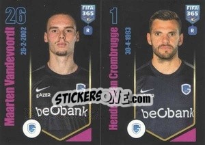 Cromo Maarten Vandevoordt / Hendrick Van Crombrugge - FIFA 365 2024
 - Panini