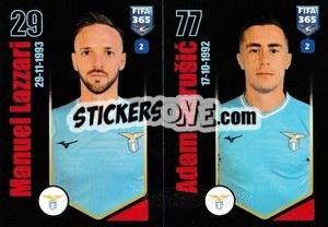Sticker Manuel Lazzari / Adam Marušić - FIFA 365 2024
 - Panini