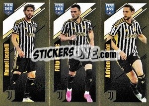 Sticker Manuel Locatelli / Filip Kostić / Adrien Rabiot - FIFA 365 2024
 n. 315 - Panini