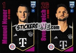 Sticker Manuel Neuer / Sven Ulreich - FIFA 365 2024
 - Panini