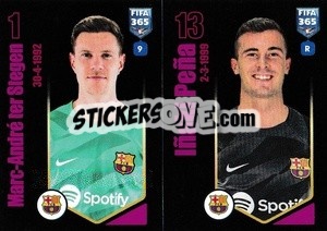 Sticker Marc-André ter Stegen / Iñaki Peña - FIFA 365 2024
 - Panini