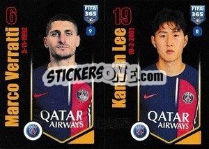 Sticker Marco Verratti / Kang-in Lee - FIFA 365 2024
 n. 222 - Panini