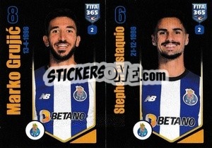 Sticker Marko Grujić / Stephen Eustáquio - FIFA 365 2024
 - Panini