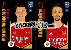 Sticker Martin Ødegaard / Fábio Vieira - FIFA 365 2024
 n. 63 - Panini