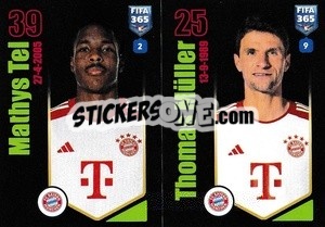 Sticker Mathys Tel / Thomas Müller - FIFA 365 2024
 n. 243 - Panini
