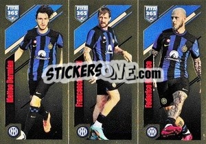 Sticker Matteo Darmian / Francesco Acerbi / Federico Dimarco - FIFA 365 2024
 n. 295 - Panini