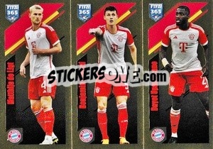 Sticker Matthijs de Ligt / Benjamin Pavard / Dayot Upamecano - FIFA 365 2024
 - Panini