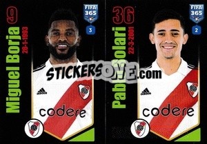 Sticker Miguel Borja / Pablo Solari - FIFA 365 2024
 n. 19 - Panini