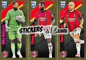 Sticker Mike Maignan / Fikayo Tomori / Théo Hernandez - FIFA 365 2024
 - Panini