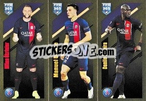 Sticker Milan Škriniar / Manuel Ugarte / Danilo Pereira - FIFA 365 2024
 n. 219 - Panini