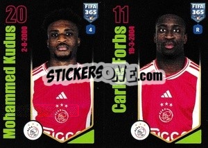 Sticker Mohammed Kudus / Carlos Forbs - FIFA 365 2024
 - Panini