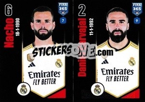 Figurina Nacho / Daniel Carvajal - FIFA 365 2024
 - Panini