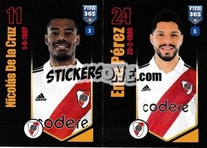 Sticker Nicolás De La Cruz / Enzo Pérez - FIFA 365 2024
 - Panini