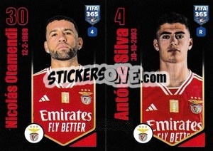 Sticker Nicolás Otamendi / António Silva - FIFA 365 2024
 n. 393 - Panini
