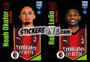 Sticker Noah Okafor / Rafael Leão - FIFA 365 2024
 n. 354 - Panini