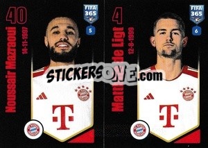 Sticker Noussair Mazraoui / Matthijs de Ligt - FIFA 365 2024
 n. 232 - Panini