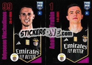 Sticker Odysseas Vlachodimos / Anatoliy Trubin - FIFA 365 2024
 n. 390 - Panini