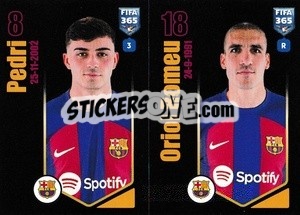 Sticker Pedri / Oriol Romeu - FIFA 365 2024
 n. 158 - Panini