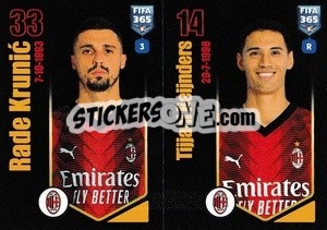 Sticker Rade Krunic / Tijani Reijnders - FIFA 365 2024
 n. 348 - Panini