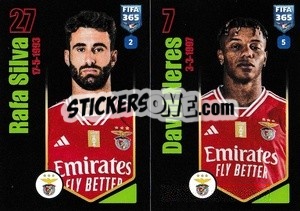 Sticker Rafa Silva / David Neres - FIFA 365 2024
 - Panini