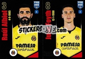 Sticker Raúl Albiol / Juan Foyth - FIFA 365 2024
 - Panini