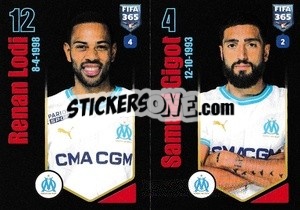 Sticker Renan Lodi / Samuel Gigot - FIFA 365 2024
 - Panini