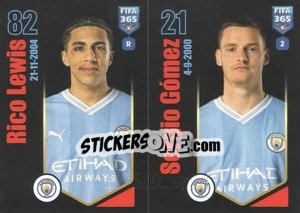 Sticker Rico Lewis / Sergio Gomez - FIFA 365 2024
 n. 92 - Panini