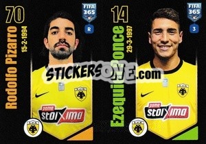 Sticker Rodolfo Pizarro / Ezequiel Ponce - FIFA 365 2024
 n. 272 - Panini