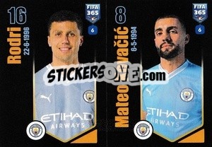 Sticker Rodri / Mateo Kovačić - FIFA 365 2024
 n. 96 - Panini