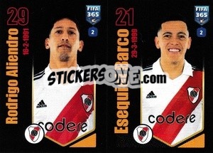 Sticker Rodrigo Aliendro / Esequiel Barco - FIFA 365 2024
 - Panini