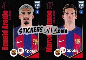 Sticker Ronald Araújo / Marcos Alonso - FIFA 365 2024
 n. 152 - Panini