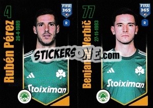 Sticker Rubén Pérez / Benjamin Verbič - FIFA 365 2024
 - Panini