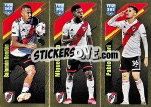 Sticker Salomon Rondon / Miguel Borja / Pablo Solari - FIFA 365 2024
 n. 17 - Panini