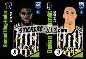 Sticker Samuel Iling-Junior / Dušan Vlahović - FIFA 365 2024
 - Panini