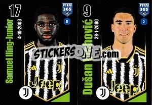 Sticker Samuel Iling-Junior / Dušan Vlahović - FIFA 365 2024
 n. 323 - Panini