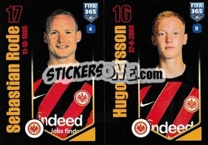 Sticker Sebastian Rode / Hugo Larsson - FIFA 365 2024
 - Panini