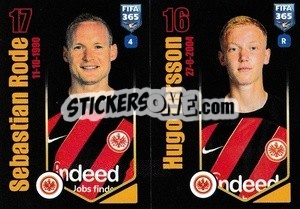 Sticker Sebastian Rode / Hugo Larsson - FIFA 365 2024
 n. 256 - Panini