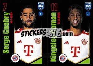 Sticker Serge Gnabry / Kingsley Coman - FIFA 365 2024
 n. 240 - Panini