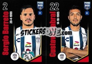 Sticker Sergio Barreto / Gustavo Cabral - FIFA 365 2024
 - Panini