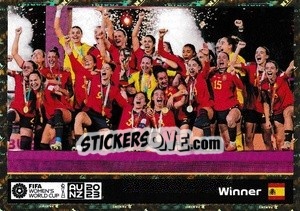 Sticker Spain Fifa Women'S World Cup Au/nz 2023 Winner - FIFA 365 2024
 n. 421 - Panini