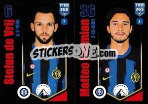 Sticker Stefan de Vrij / Matteo Darmian