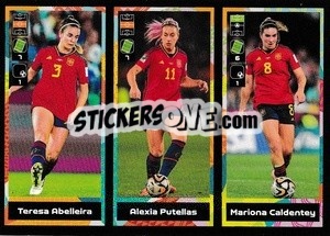 Sticker Teresa Abelleira / Alexia Putellas / Mariona Caldentey - FIFA 365 2024
 - Panini