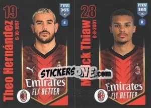 Sticker Théo Hernandez / Malick Thiaw - FIFA 365 2024
 n. 346 - Panini