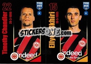 Sticker Timothy Chandler / Ellyes Skhiri - FIFA 365 2024
 n. 252 - Panini